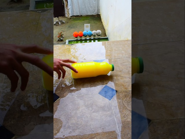 Yellow glass bottle!