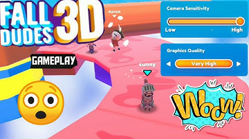 fall dudes 3D new update!! version:1.1.4| fall dudes 3D gameplay