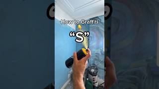 How to easy graffiti letter “S” 👈 #graffitialphabet