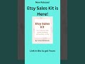 🚀 Etsy Sales Kit is live!Your step-by-step guide to grow on Etsy. #EtsyTips #EtsySuccess