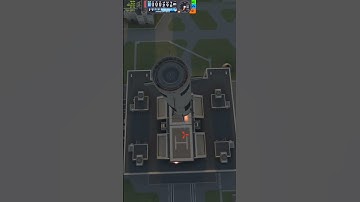 Rocket 1st stage landing ontop on VAB in Kerbal Space Program. #rocket #kerbalspaceprogram