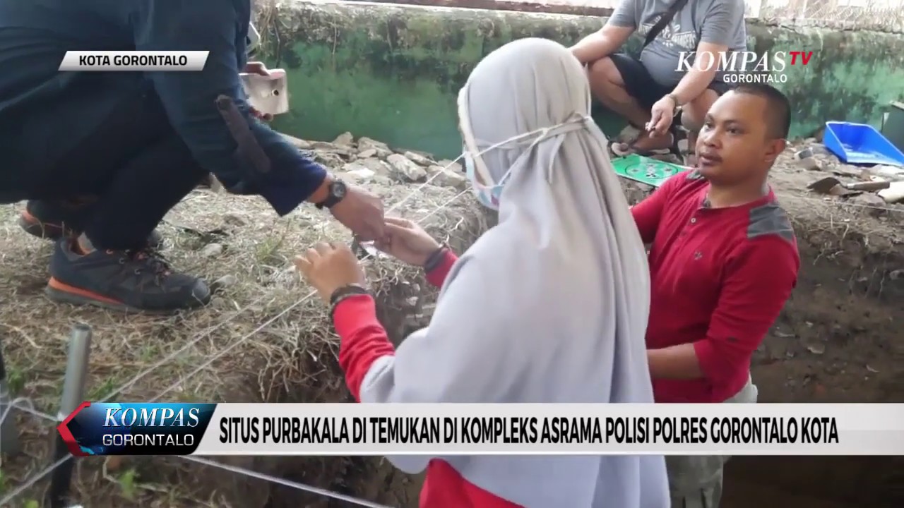 Situs Purbakala Ditemukan di Kompleks Asrama Polisi Polres Gorontalo Kota