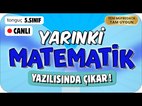 YARINKİ MATEMATİK SINAVINDA