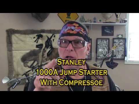 Stanley 1000 Amp Jump Starter With Compressor