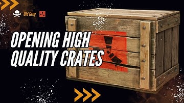Opening High Quality Crates for New Years #rust #skins #gambling