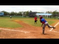 Andres Santiago Angulo Castro prospecto MLB 2014- tiros a segunda base