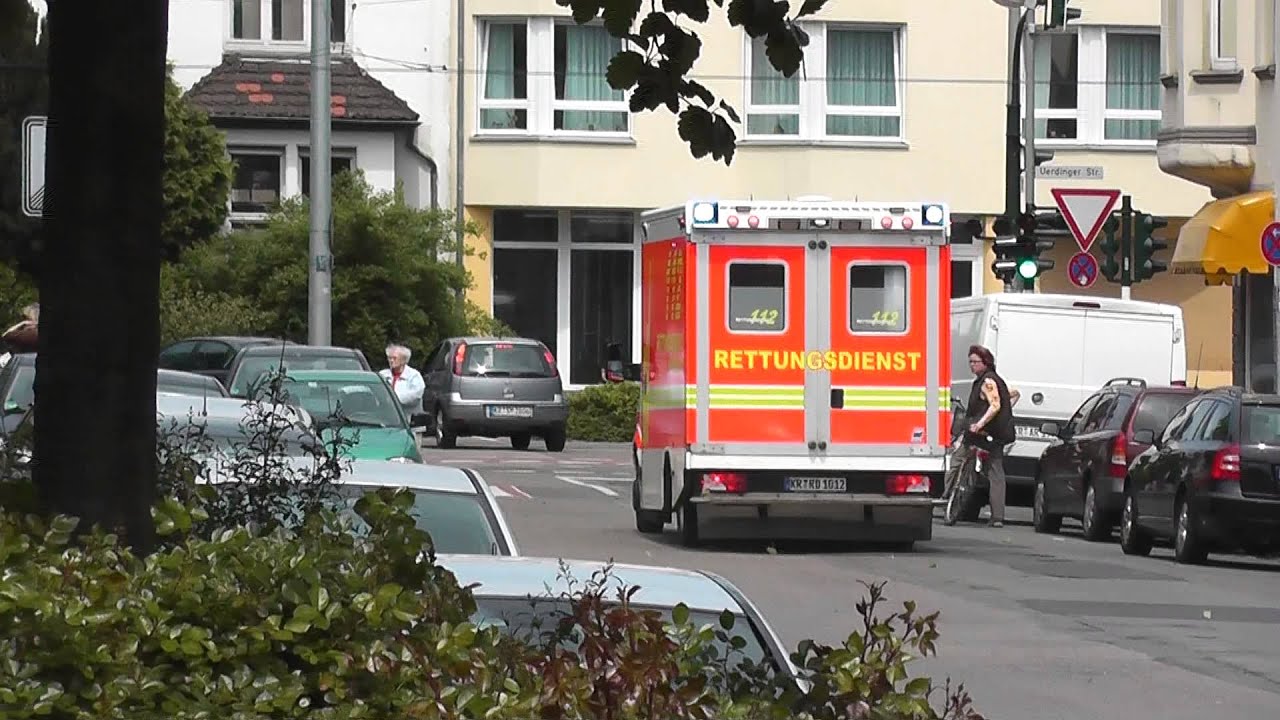 Folgeeinsatz für den RTW Krefeld  01-83-02