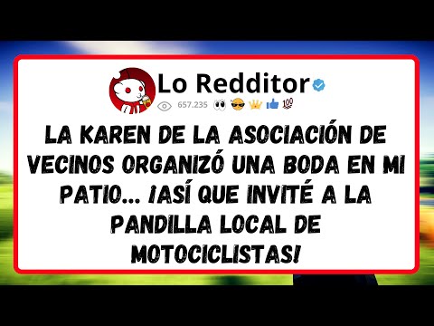La Karen de la ASOCIACIÓN DE VECINOS organizó una boda en mi patio… ¡así que invité a la pandilla...