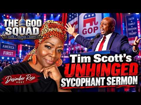 Tim Scott Gets Extra ‘Weird’ In Bizarre On-Stage Meltdown at Trump's Shameful Convention