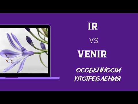 Глаголы движения IR и VENIR. Особенности использования.