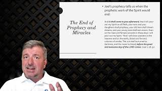 The End of Prophecy and Miracles