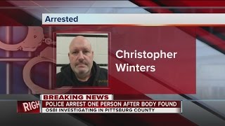 Man arrested after body found in Pittsburg County
