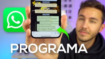 Cómo PROGRAMAR MENSAJES de WhatsApp en iPhone ✅