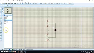 Proteus 8 Professional-Rangkaian Mengendalikan Motor DC Driver Motor Transistor