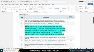 Exp19_Excel_Ch06_ML1_Housing_Cost | Excel Chapter 6 Mid-Level 1 - Housing Cost
