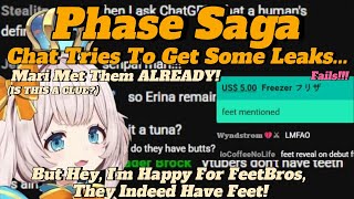 MariMari PhaseSaga: Chat Tries to Get Leaks | #phaseclips | #vtuberclips | #vtuberclip