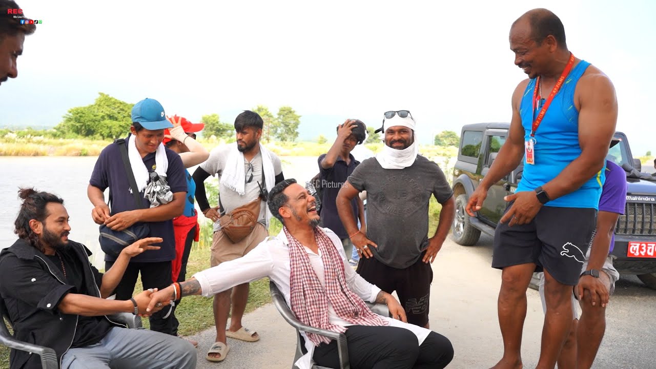 Exclusive BTS: Pradeep Khadka vs Anoop Bikram Shahi Fight – Pitambar Movie