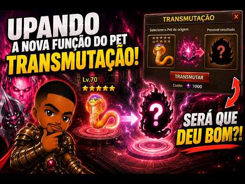 NOVA FUNÇÃO DO PET '' TRANSMUTAÇÃO'' SERA Q FICOU TOP , OU EU SOU O REI DO FUMO ? #gamer #surftank