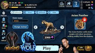i buy Asian Panther 🐾 Animal Game - WildCraft - The Wolf for Runes screenshot 1