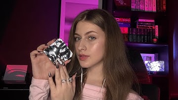 my first ASMR video °.•☆•.° (rambling, random triggers)