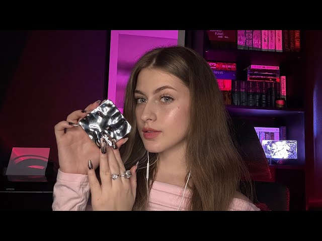 my first ASMR video °.•☆•.° (rambling, random triggers)