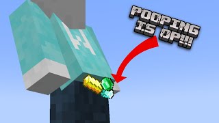 Minecraft But Pooping Is OP!