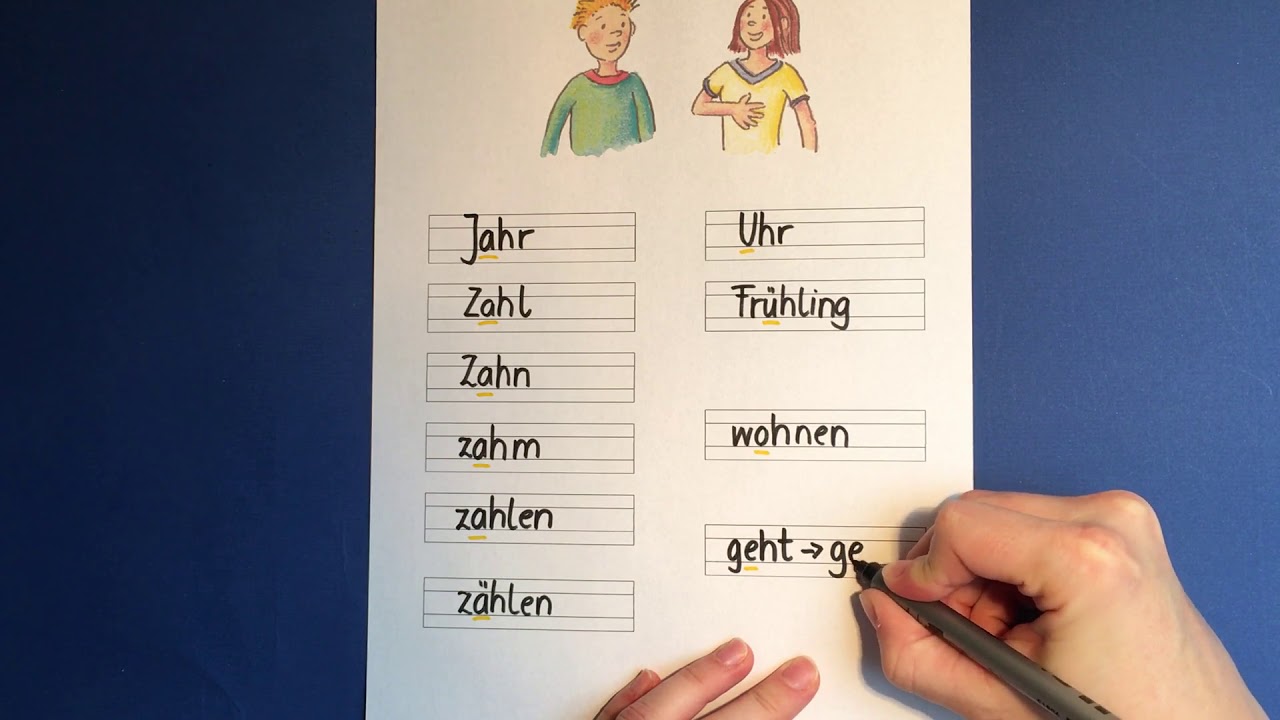 Wörter mit h - YouTube