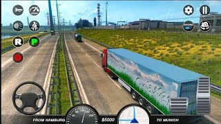 Real Truck Driving Simulator Long Drive Gameplay | 🎯Heavy Cargo Delivery screenshot 1