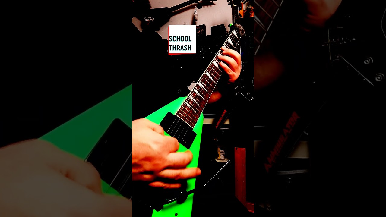 Thrash Metal RIFFs COMPILATION - Old School Thrash Like Metallica Megadeth Annihilator