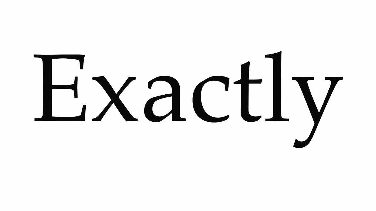 How To Pronounce Exactly YouTube