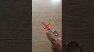 How to hold scissors | #shorts