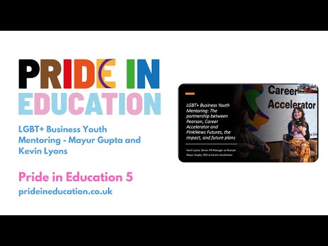 LGBT+ Business Youth Mentoring | Pearson, PinkNews + Career Accelerator | Pride In Education 5