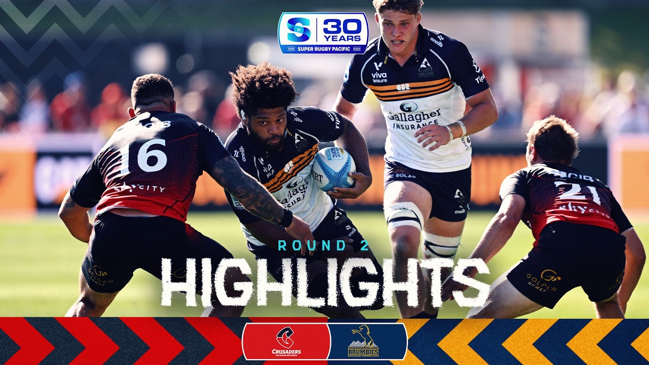 HIGHLIGHTS | CRUSADERS v BRUMBIES | Super Rugby Pacific 2026 | Round 2