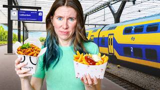We Tried Train Station Food in the Netherlands 🥲