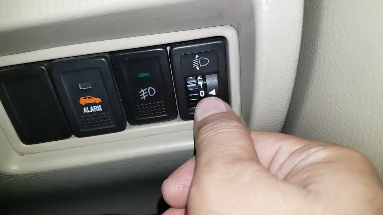 SWIFT/DZIRE हैड लाईट लैवल स्विच ऐसे करता है काम.how to use HEADLIGHT