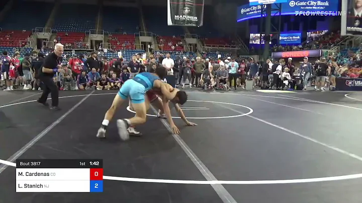 126 Lbs Round Of 64 - Mark Cardenas, Colorado Vs L...