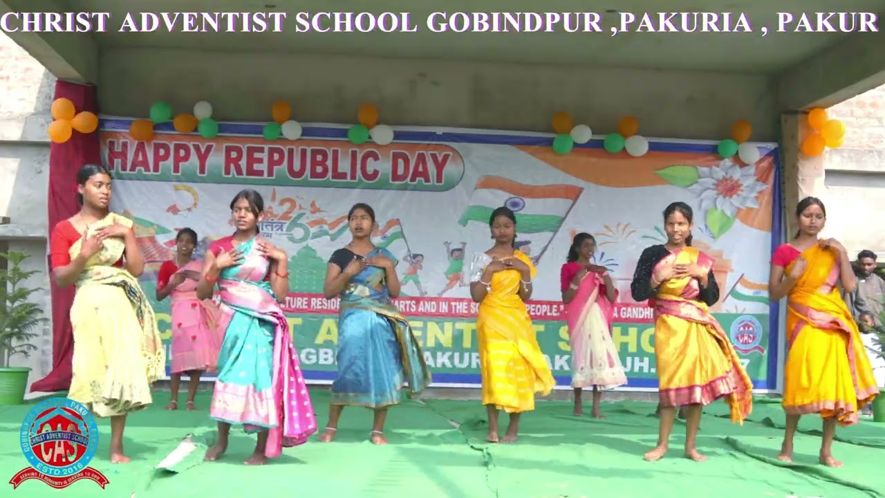 GIRLS GROUP DANCE @Christ Adventist School Gobindpur
