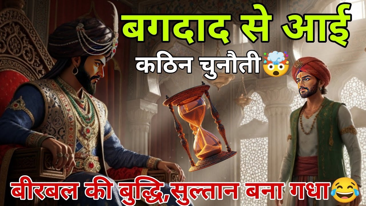 जब बीरबल ने बगदाद के सुलतान को गधा बना दिया।🐴 Akbar Birbal story 🤔