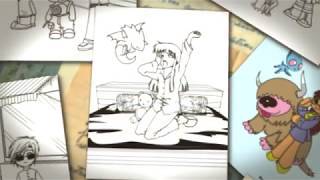 Livre À Colorier Pour Enfants Créatures Amicales