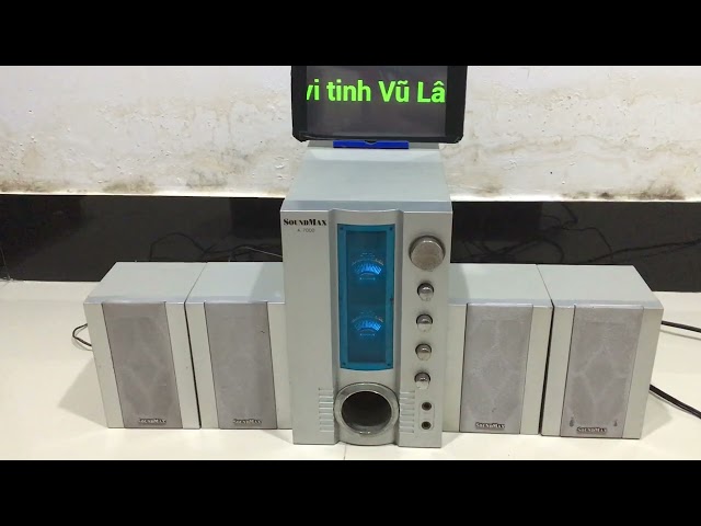 (Đã bán)Loa vi tính soundmax 4.1 90w bass mạnh 550k (bao ship) Lh 0962469902