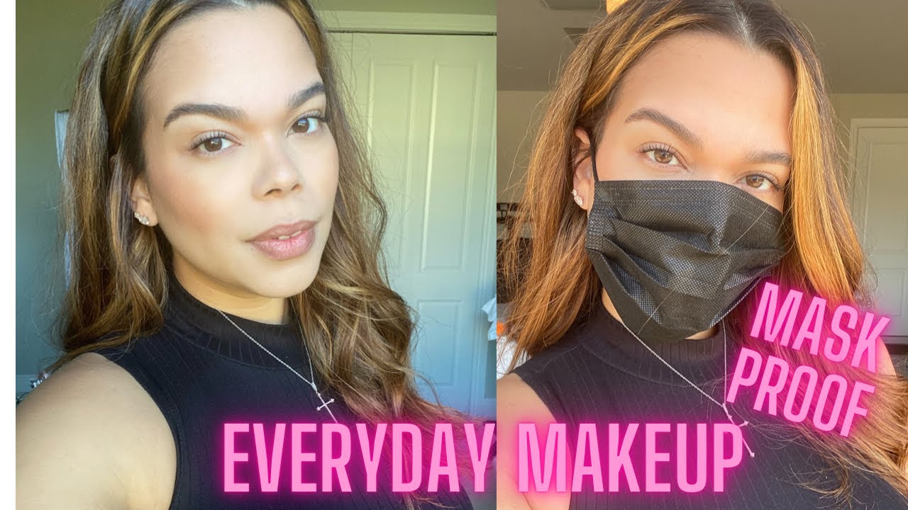 Everyday Makeup for Wearing a Mask | Light Weight EVERYDAY MAKEUP | Natural Makeup for mask
