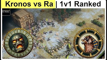 Kronos vs Ra | 1v1 Ranked | Age of Mythology
