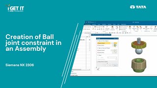 How to Create a Ball joint constraint in an Assembly | Siemens NX 2306 by i GET IT Learning for Engineers 884 views 7 months ago 1 minute, 59 seconds