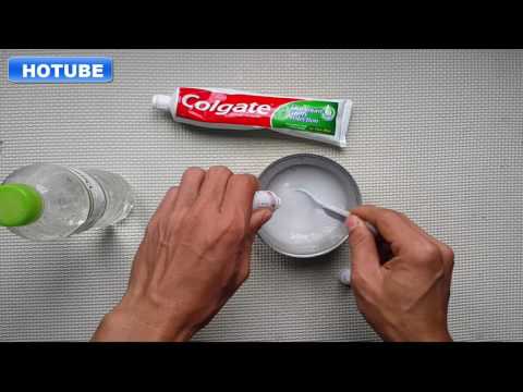 How to make slime with toothpaste | HOTUBE