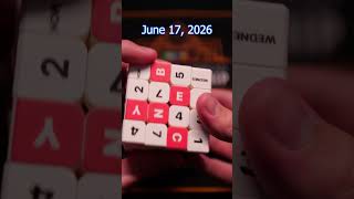 Day 168! #calendar #rubikscube #puzzle #cubing #daily #4x4 #cube