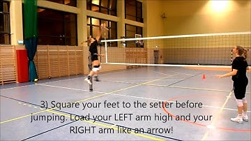 The Perfect 3 Step Volleyball Approach!
