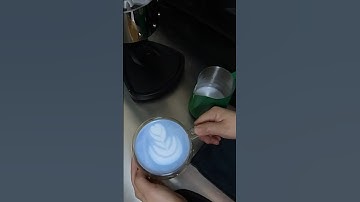 Art Latte using detergent + food color | Practice making latte art without wasting coffee/milk