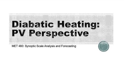 Diabatic Heating with PV