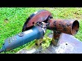 How to Make a Mini Chaff Cutter from an Angle grinder at Home |DIY