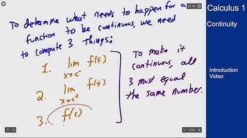 Calculus 1 - Continuity - Making a Function Continuous